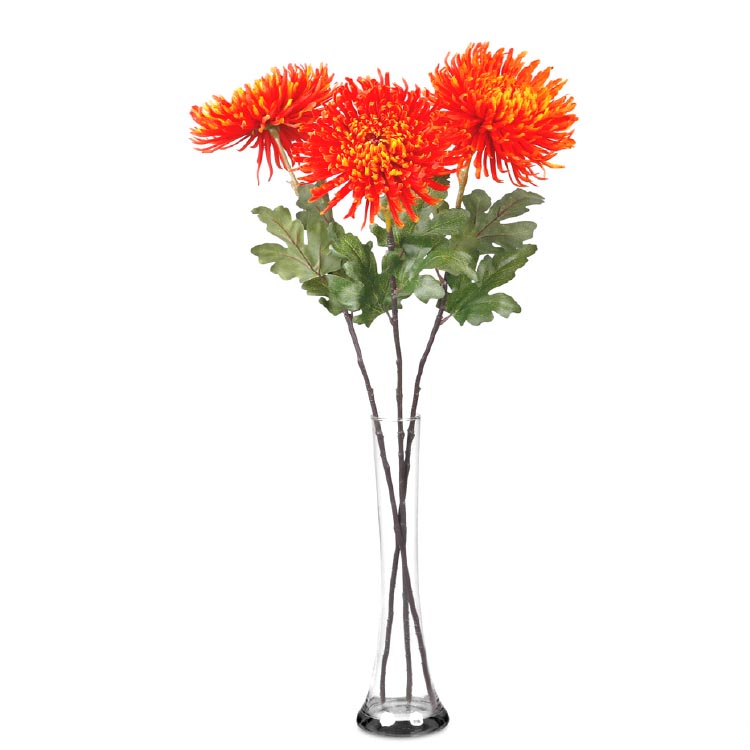 Chrysant  - Oranje - 83cm - Afbeelding 2