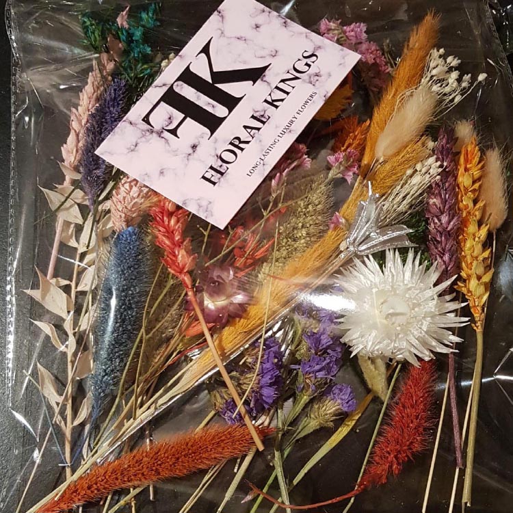 Knutselzakje droogbloemenmix