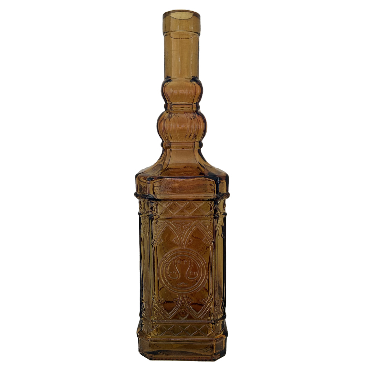 fles vaas gerecycled glas groen 45cm