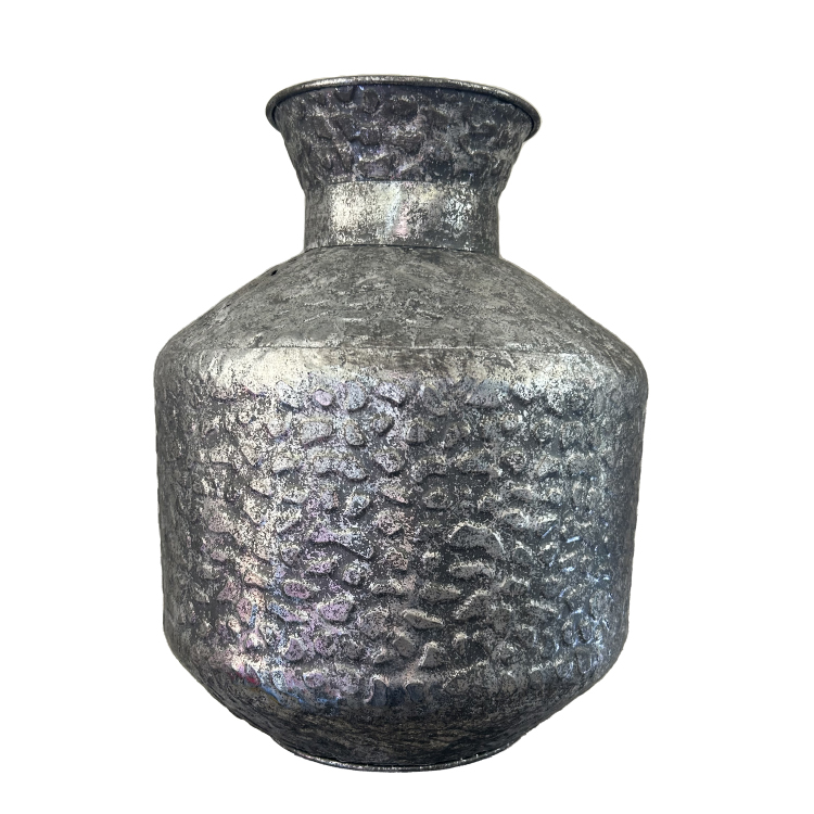 handgemaakte hamerslag vaas zilver ca. 35cm