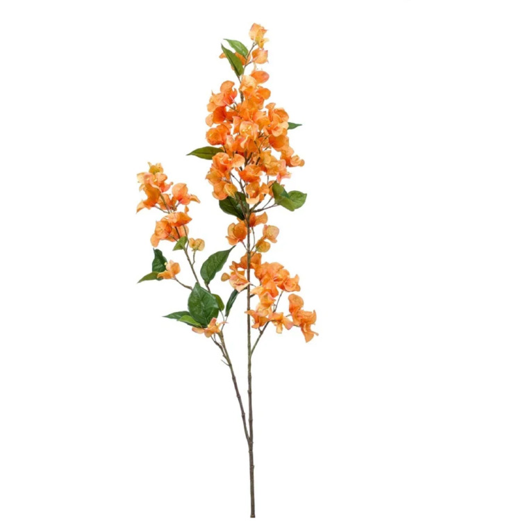 Bougainvillea - oranje/geel - 117cm