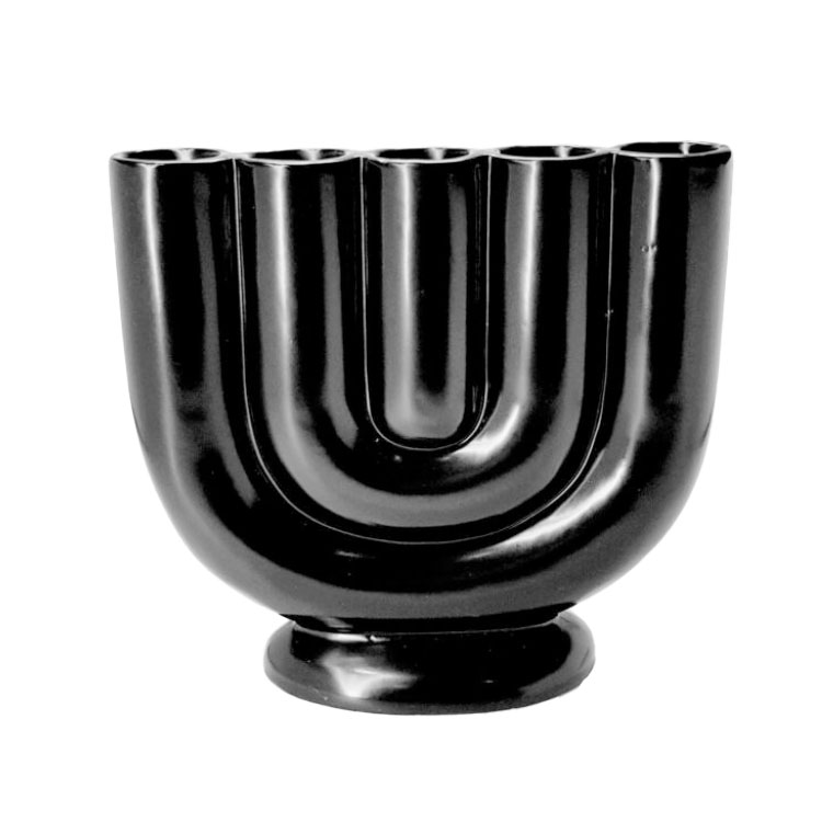 Vaas - zwart - 5tubes
