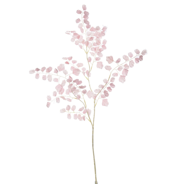 Zijden tak 'maiden hair' roze