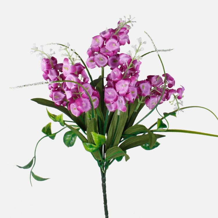 Boeketje tuinanjers roze