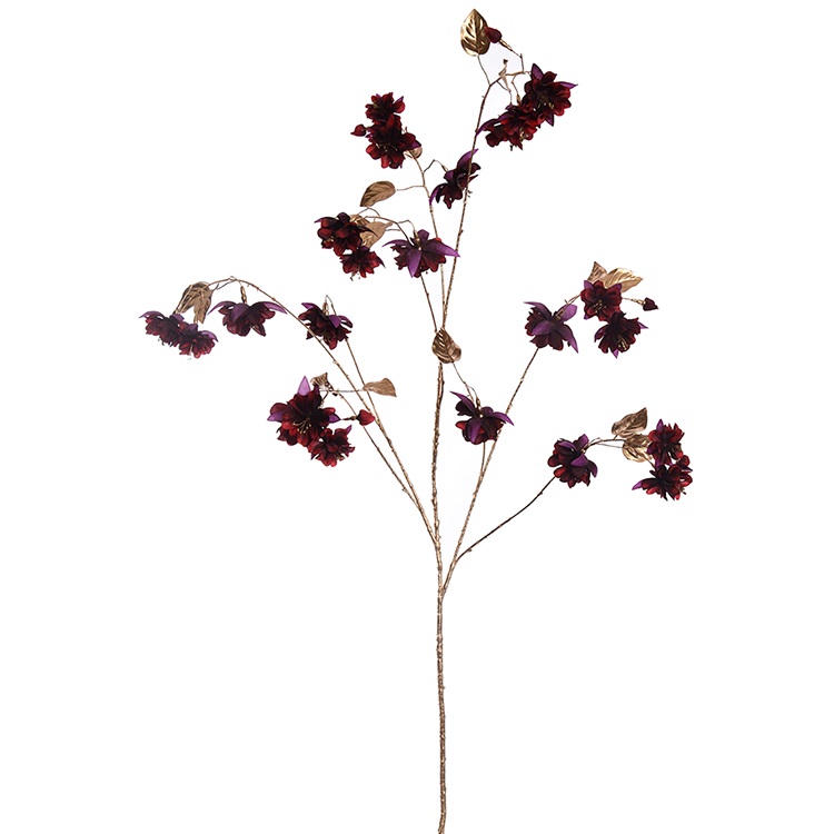 Gouden-bloesemtak-paars-blauw-120cm