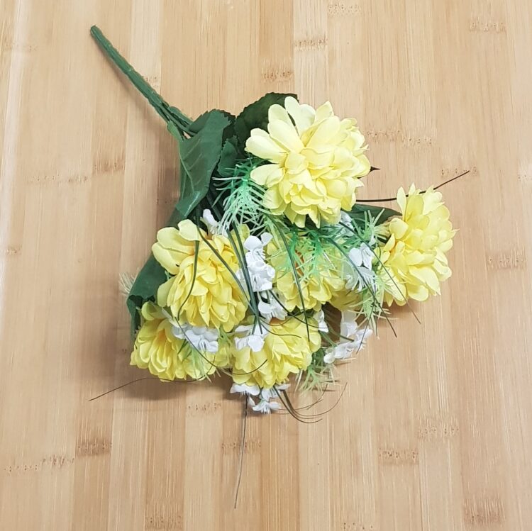 zijden-bloemen-boeket-geel/wit