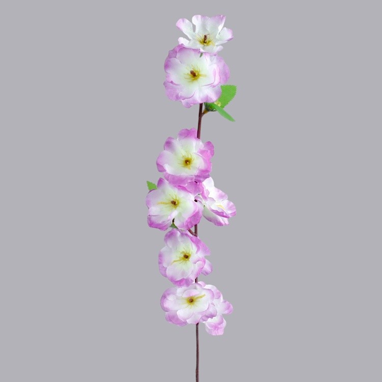 Kunsttak Appelbloesem Crème/Paars - 59 cm - Afbeelding 2