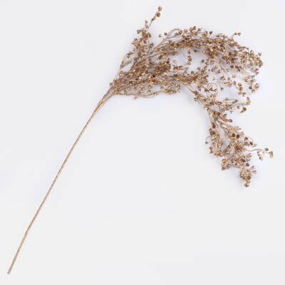Kunsttak goud met blaadjes - 95cm
