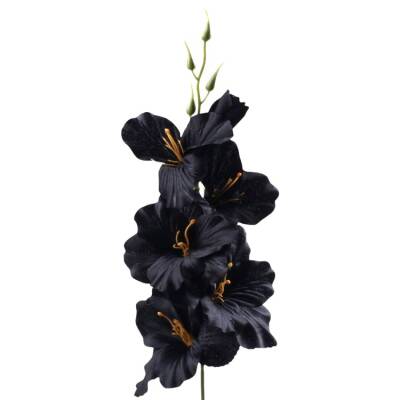 kunstbloem-gladiool-zwart