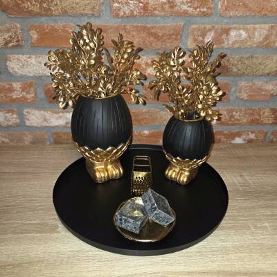 decoratieset-goud-zwart