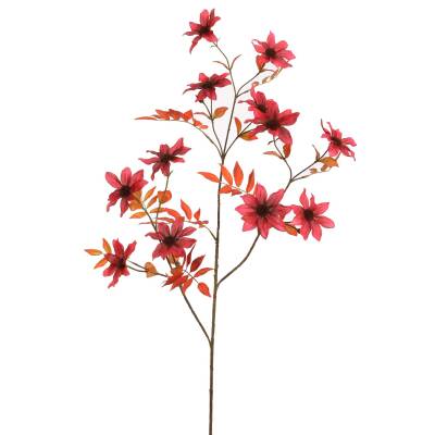 Zijden-bloemen-Dahlia-bordeaux