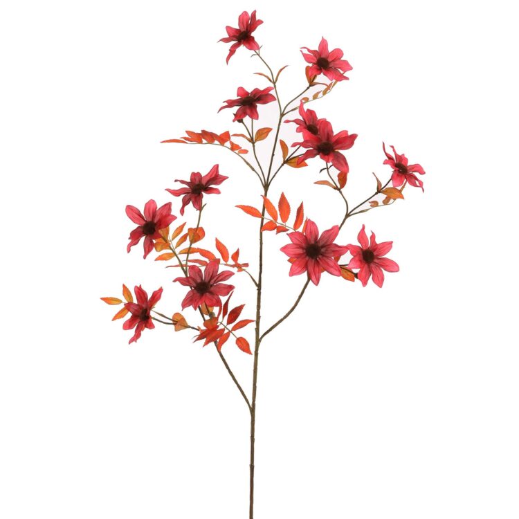 Zijden-bloemen-Dahlia-bordeaux